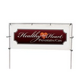 12'W x 5'H In-Ground Single Banner Frame Kit